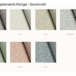 Scallop Lampshade - Savannah Ian Sanderson Natural Scalloped Edges Trim Colours Clip On, Lamp Or Pendant Light - thumbnail 2