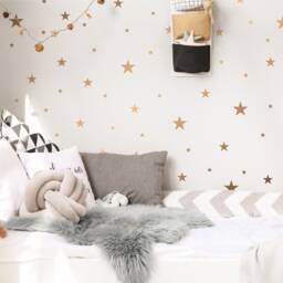 Stars - Vinyl Wall Decals Multi Colour Mixed Size Star Stickers Peel & Stick Children's Baby Boys Girls Nursery Kids Room D??cor - thumbnail 3