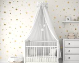 Stars - Vinyl Wall Decals Multi Colour Mixed Size Star Stickers Peel & Stick Children's Baby Boys Girls Nursery Kids Room D??cor