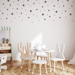 Stars - Vinyl Wall Decals Multi Colour Mixed Size Star Stickers Peel & Stick Children's Baby Boys Girls Nursery Kids Room D??cor - thumbnail 2