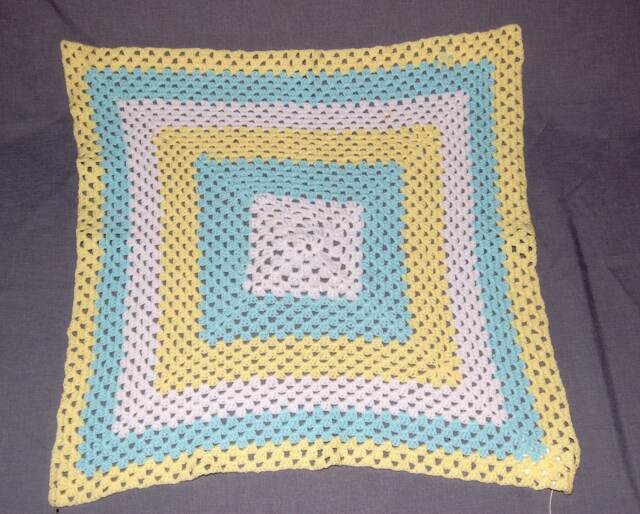 Spring Baby Granny Square Blanket ~ - image 1