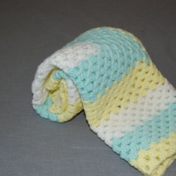 Spring Baby Granny Square Blanket ~ - thumbnail 2