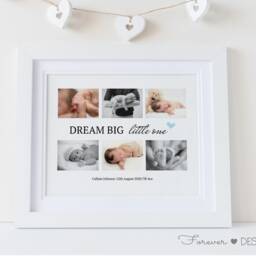 Personalised Baby Photo Collage Print, Custom Family Wall Art - A2 - thumbnail 4