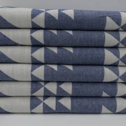 "Turkish Towel, Aztec Towel, Double Face Towel, Geometric Towel, Peshtemal, 36""x67" - thumbnail 3