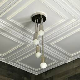 Astros Modern 4 Light Abstract Descending Sputnik Mid Century Industrial Semi Flush - thumbnail 4