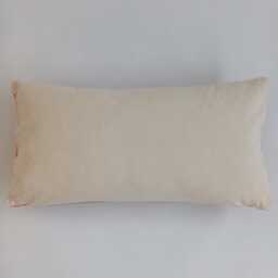 Moroccan Cactus Silk Cushion Cover, Handmade Orange Sabra Lumbar Pillow, Boho 24''x12''/60x30 cm - thumbnail 4