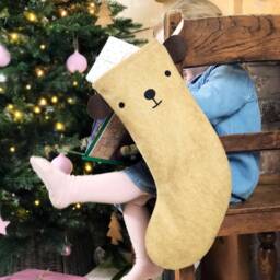 Dress Up Bear Felt Christmas Stocking - thumbnail 2