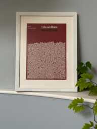 Life On Mars David Bowie By James Earnshaw Genuine Reign/Hail Print Framed White - thumbnail 1
