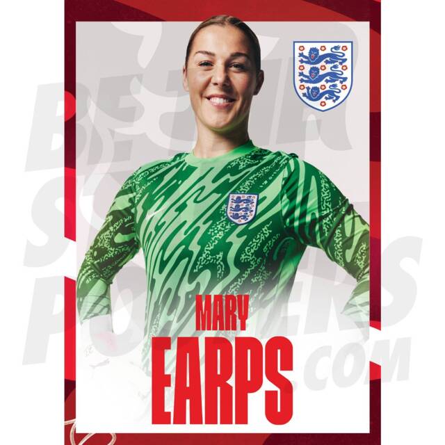 Lionesses Earps 24/25 Home Headshot Poster - Officially Licensed Product A4/A3 Framed Options Wall Decor - image 1