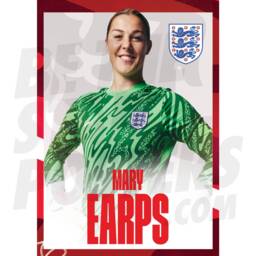 Lionesses Earps 24/25 Home Headshot Poster - Officially Licensed Product A4/A3 Framed Options Wall Decor - thumbnail 1