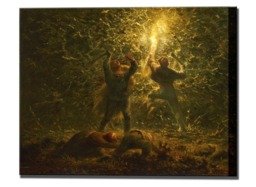 Canvas Art Print Home Decor Fine Art, The Birds Nesters, Jean-Francois Millet, Wall Ready To Hang - thumbnail 1