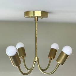 Madouk Modern Sputnik 4 Light Mid Century Industrial Chandelier - thumbnail 3