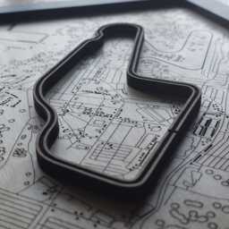 Watkins Glen International Wall Art Laser Engraved Wood, Nascar Gift - thumbnail 2