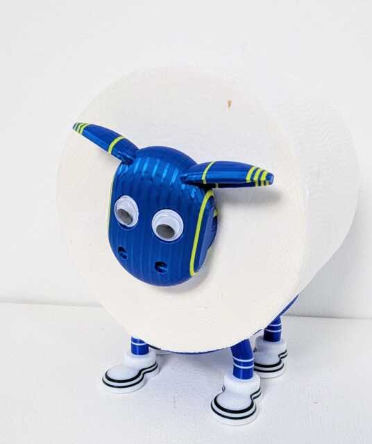 Leicester City Sheep Toilet Roll Holder - Funny Football Gift For Him Or Her, Quirky Bathroom Decor Novelty Foxes Soccer Fan Present - image 1