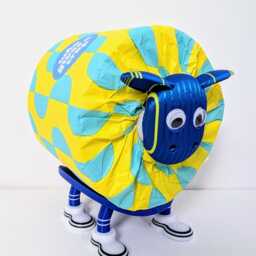 Leicester City Sheep Toilet Roll Holder - Funny Football Gift For Him Or Her, Quirky Bathroom Decor Novelty Foxes Soccer Fan Present - thumbnail 2