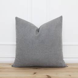 Slate Pillow Cover Gray Throw Solid Grey Cushion Neutral Covers Decorative - Parker