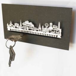 Birmingham Skyline Key Rack - Stylish City Souvenir