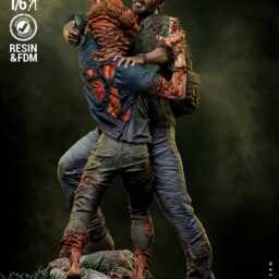 A Father's Promise - Zombie Apocalypse Survivor Joel Resin Figure 16K - thumbnail 3