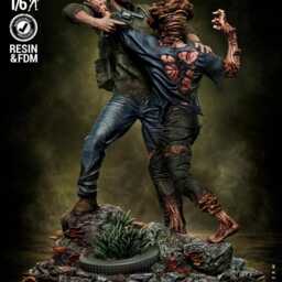A Father's Promise - Zombie Apocalypse Survivor Joel Resin Figure 16K - thumbnail 2