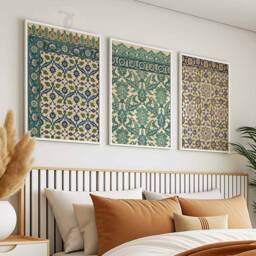 Set Of 3 Arabic Prints, Wall Art, Islamic Decor, Pattern Poster Set, Gallery Wall, Art Print, A1/A2/A3/A4 - thumbnail 2