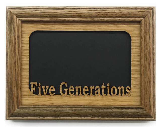 Generations Picture Frame - 5x7 Holds 4x6 Photo Father's Day Gift Family - image 1