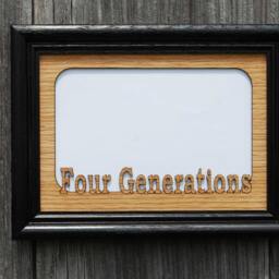 Generations Picture Frame - 5x7 Holds 4x6 Photo Father's Day Gift Family - thumbnail 3