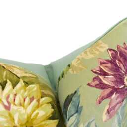 Sanderson - Dahlia & Rosehip Velvets Mulberry/Grey Iconic Bold Sumptuous Floral Designer Cushion Cover Luxury Throw Pillow Handmad - thumbnail 3
