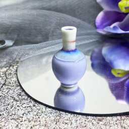 Cute Tiny Vase For Cat Whiskers Desk Decor Gifts Her, Handmade Pottery Unique Mom, Miniature Bud Ceramic Gifts - thumbnail 2