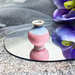 Cute Tiny Vase For Cat Whiskers Desk Decor Gifts Her, Handmade Pottery Unique Mom, Miniature Bud Ceramic Gifts - thumbnail 3