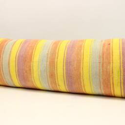 King Size Kilim Lumbar Pillow Cover 14x48 Turkish Handmade Wool Cotton - thumbnail 3