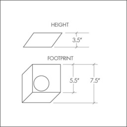 Geometric Douglas Fir Planter, Modern Succulent Candle Holder - thumbnail 4