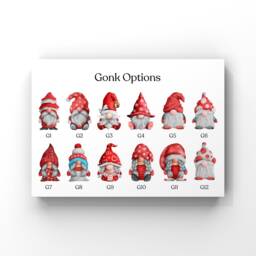 Personalised Framed Gonks Family Print, Gift, Home Decor Gifts, Gnome Christmas Gift - thumbnail 3