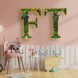 Custom Led Backlit Moss Letter 61 cm Tall Wedding Decor