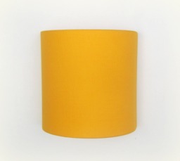 Semi-Circle Wall Light Design Plain Fabric Pale Yellow Bright Chick Mustard Made in France