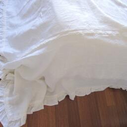 Shabby Chic Ruffle Bedspread Bedding-Coverlet Summer Blanket Bed Cover Solid White Ivory Pink Lace Linen Throw Twin Queen King Nurdanceyiz - thumbnail 3