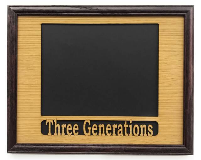 Generations Picture Frame - 11x14 Holds 8x10 Photo 3 Generations, 4 5 Family Frame, Gift - image 1