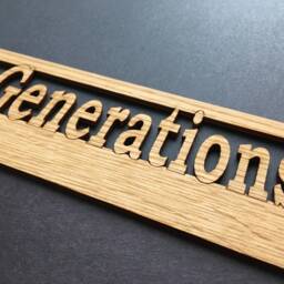 Generations Picture Frame - 11x14 Holds 8x10 Photo 3 Generations, 4 5 Family Frame, Gift - thumbnail 2