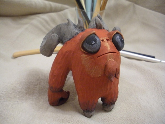 "Polymer Clay Creature Imp " - image 1