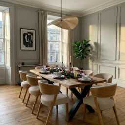 Firsby Xf Chunky Steel Dining Table Natural Live Edge Rustic X Frame Legs Handmade Characteristic Of The Countryside