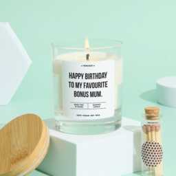 Bonus Mum Birthday Candle Heartfelt Keepsake Gift For Step Celebrate Her Special Day With Love & Appreciation Stepmum - thumbnail 1