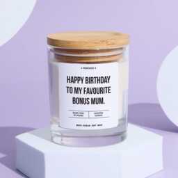 Bonus Mum Birthday Candle Heartfelt Keepsake Gift For Step Celebrate Her Special Day With Love & Appreciation Stepmum - thumbnail 3
