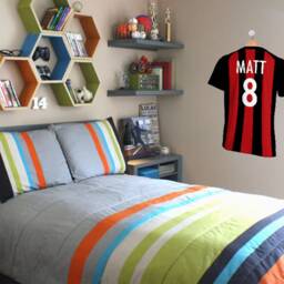 Personalised Football Wall Art, Transfer, PVC Decal, Sticker, Soccer - thumbnail 2