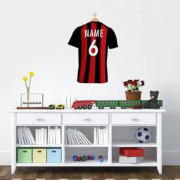 Personalised Football Wall Art, Transfer, PVC Decal, Sticker, Soccer - thumbnail 3