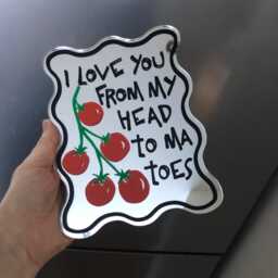 I Love You From My Head To Toes Printed Mirror, Valentines Gift, Fun Galentines Gift - thumbnail 3