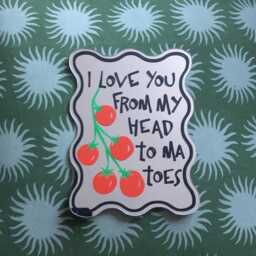 I Love You From My Head To Toes Printed Mirror, Valentines Gift, Fun Galentines Gift - thumbnail 2