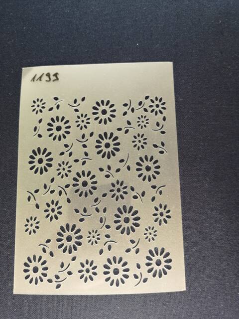 Flower Pattern Stencil, Flexible, Reusable, 125Mic, Wall Decor, Home Decor, Furniture Painting, Card Making, Craft Stencil From Bitofeverythingbyb