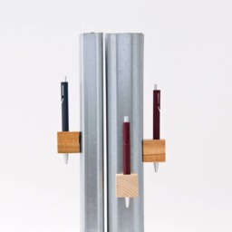 Magic Pen Cubes??? Magnetic Pen Holder Wooden Cube Wolodymyr&kazimir Set Of Two - thumbnail 2