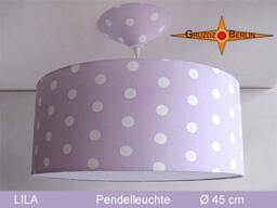 Pendant Light Spotted Purple ??45 cm Children's Lamp With Diffuser