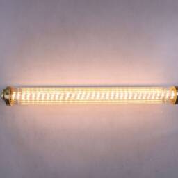 Bathroom Wall Sconce, Light, Mid Century Modern, Brass Prism Vanity Fixture, Modern Mirror Light - thumbnail 2