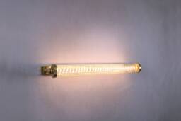 Bathroom Wall Sconce, Light, Mid Century Modern, Brass Prism Vanity Fixture, Modern Mirror Light